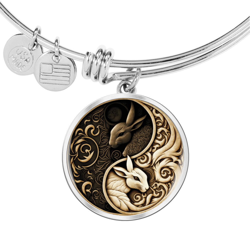 Yin Yang Rabbit Bracelet