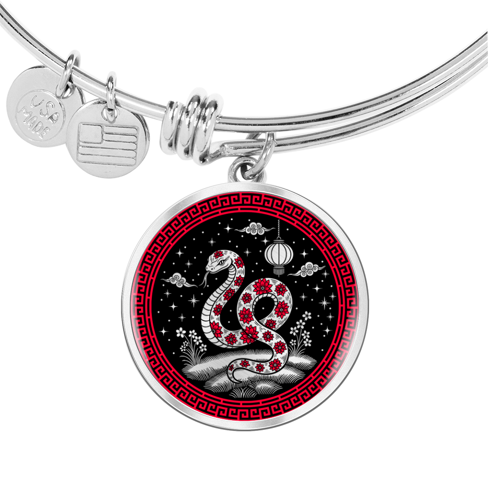 Snake Bracelet - Chinese Zodiac Charm Pendant