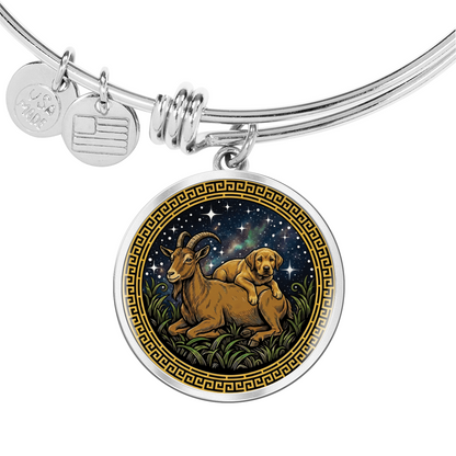 Dog & Goat Bracelet - Couples Chinese Zodiac Animal Pendant Jewelry
