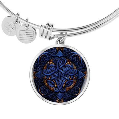 Blue Celtic Knot Bracelet - Romantic Pendant Jewelry