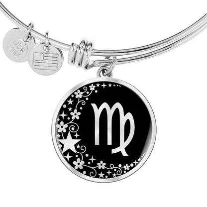 Virgo Zodiac Pendant Bracelet