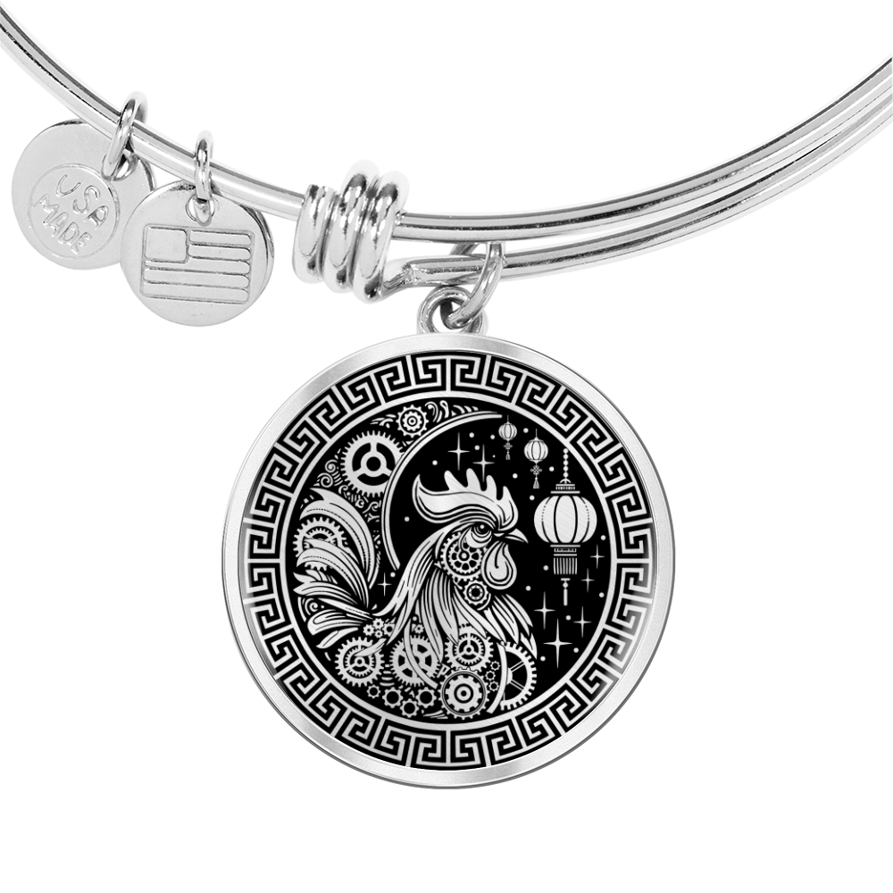 Rooster Bracelet - Chinese Zodiac Charm Pendant Jewelry