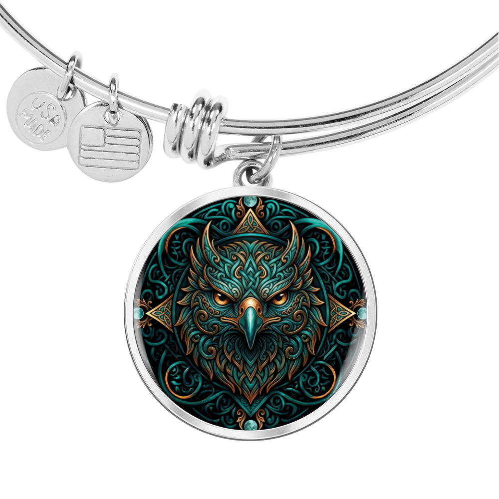 Celtic Hawk Bracelet – Symbolizing Vision and Spiritual Guidance