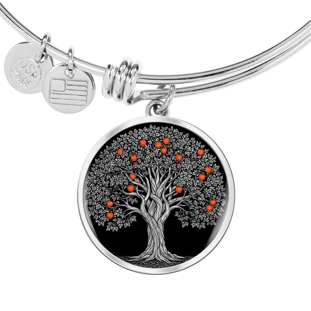 Orange Tree Bracelet - Symbolic Charm Pendant Jewelry