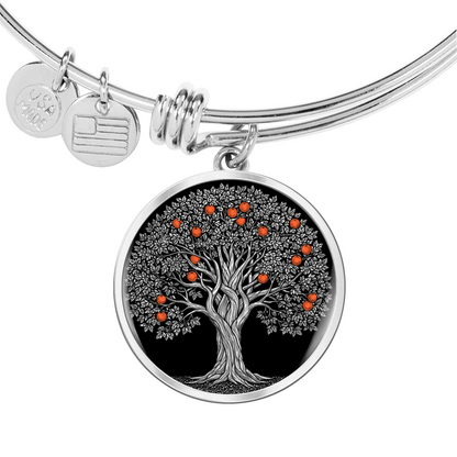 Orange Tree Bracelet - Symbolic Charm Pendant Jewelry