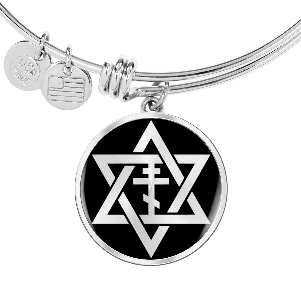 Star of David & Orthodox Cross Bracelet