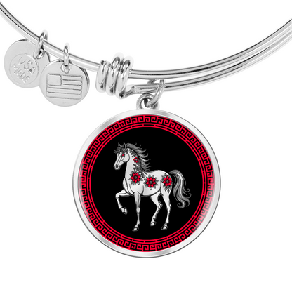 Horse Bracelet Chinese Zodiac Animal Pendant Jewelry