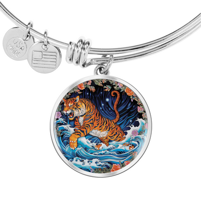 Year of the Tiger Bracelet - Chinese Zodiac Animal Pendant Jewelry