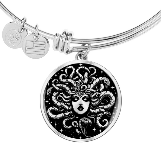 Medusa Pendant Bracelet – Stainless Steel or 18K Gold