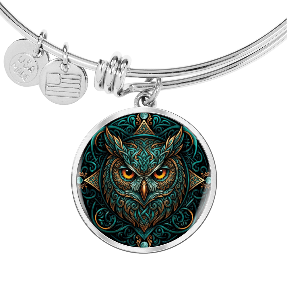 Celtic Owl Bracelet – Symbolizing Wisdom and Spiritual Guidance