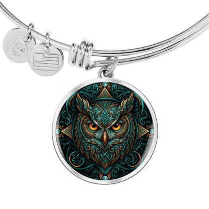 Celtic Owl Bracelet – Symbolizing Wisdom and Spiritual Guidance