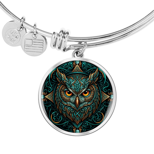 Celtic Owl Bracelet – Symbolizing Wisdom and Spiritual Guidance