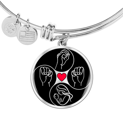 Mom Sign Language Bracelet
