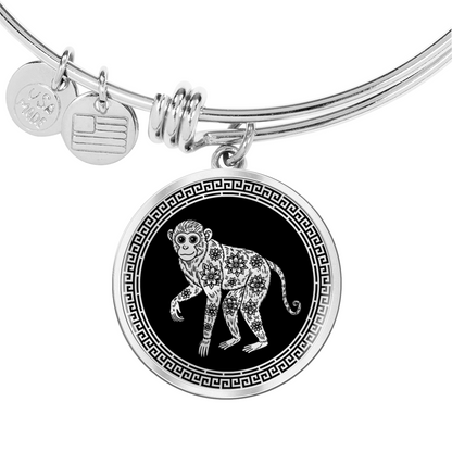 Monkey Bracelet Chinese Zodiac Animal Pendant Jewelry