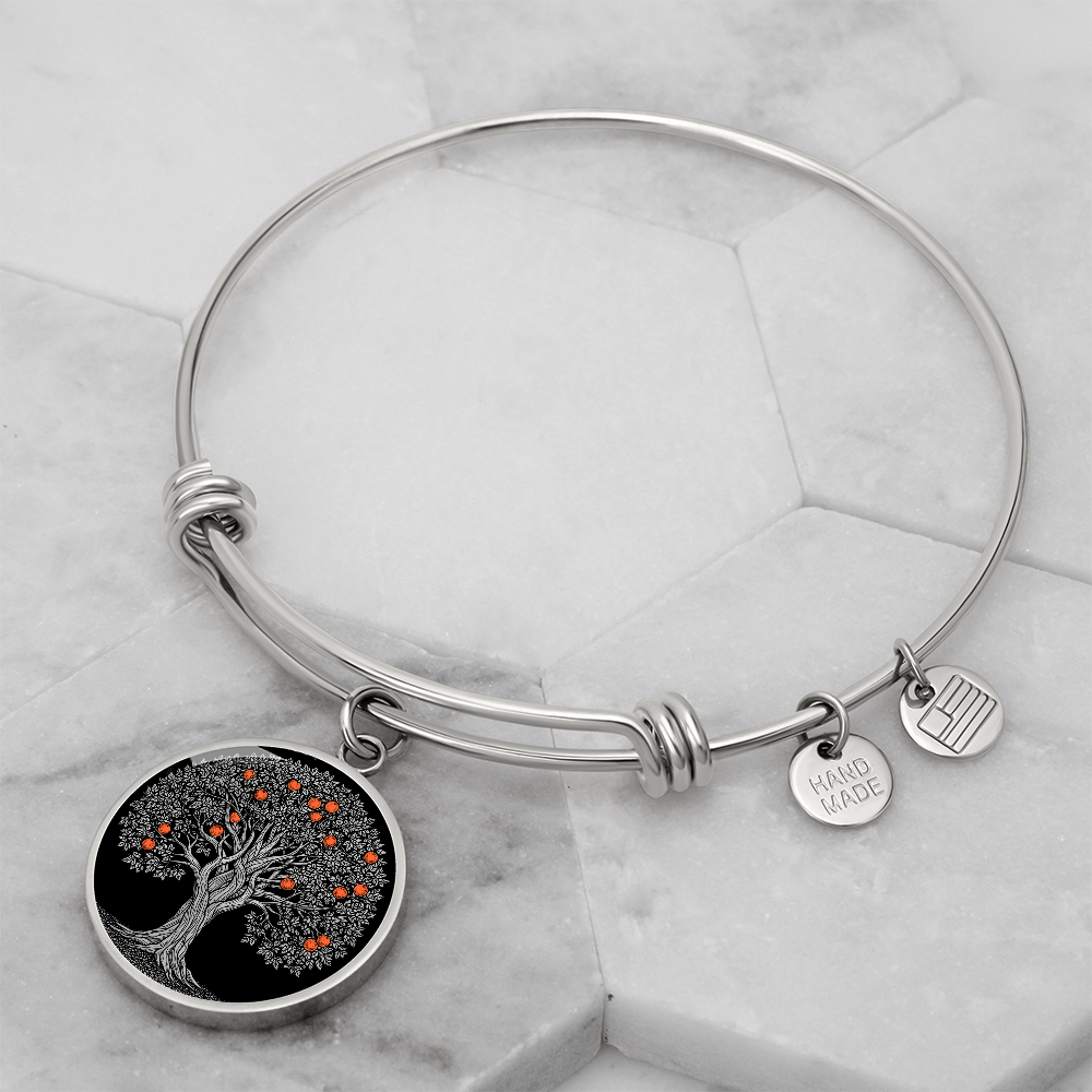 Orange Tree Bracelet - Symbolic Charm Pendant Jewelry