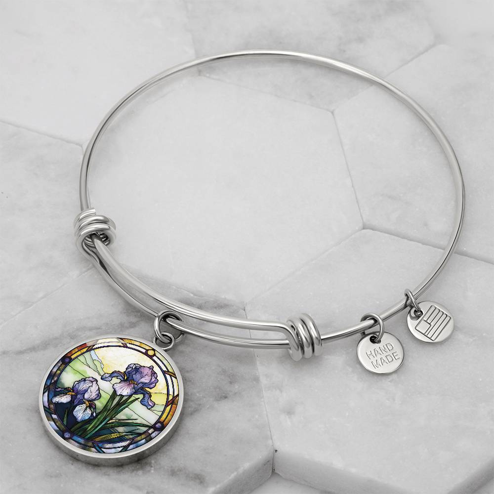 Purple Iris Bracelet