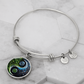 Nature & Circuit Yin Yang Pendant Bracelet