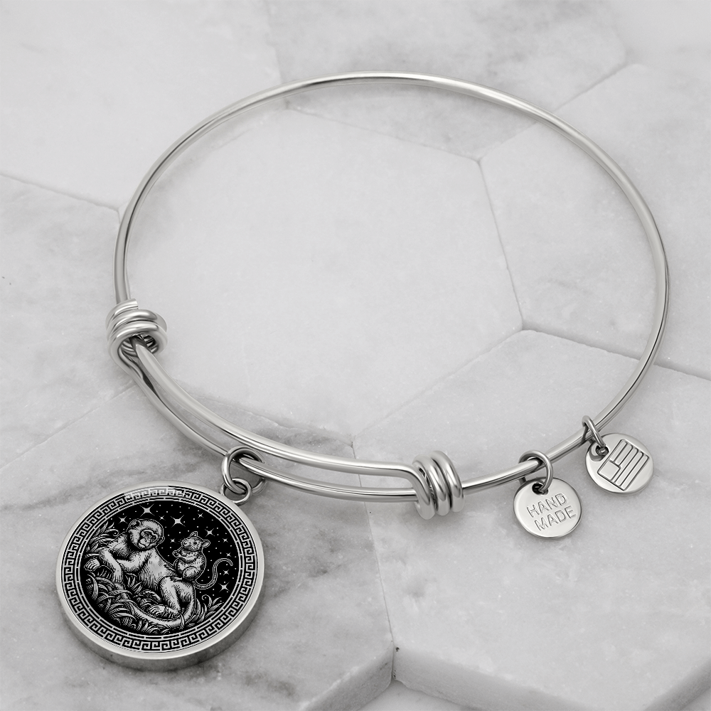 Monkey & Rat Bracelet - Couples Chinese Zodiac Animal Pendant Jewelry