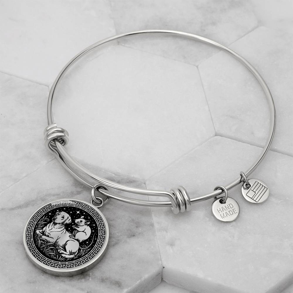 Dog and Rat Bracelet - Couples Chinese Zodiac Animal Pendant Jewelry