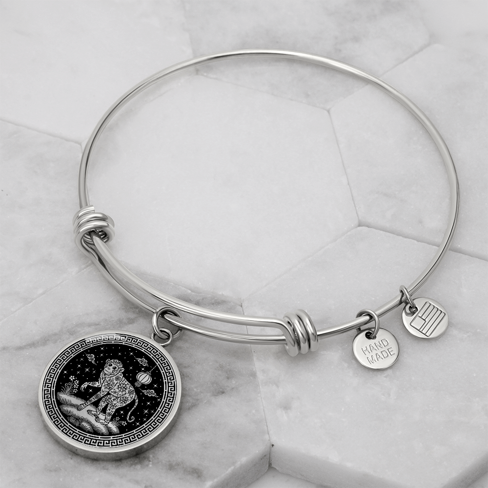 Monkey Bracelet Chinese Zodiac Animal Pendant Jewelry