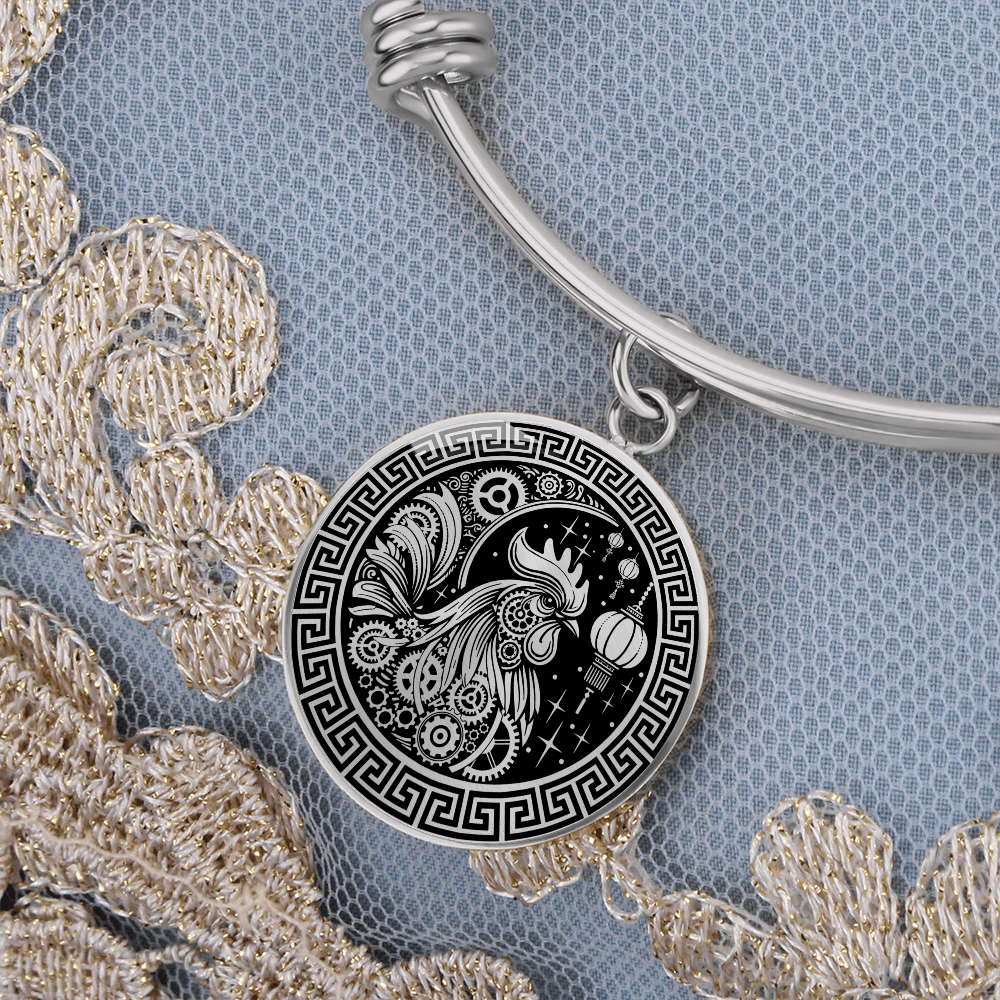 Rooster Bracelet - Chinese Zodiac Charm Pendant Jewelry