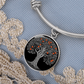 Orange Tree Bracelet - Symbolic Charm Pendant Jewelry