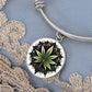 Marijuana Leaf Bracelet