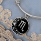Scorpio Zodiac Pendant Bracelet