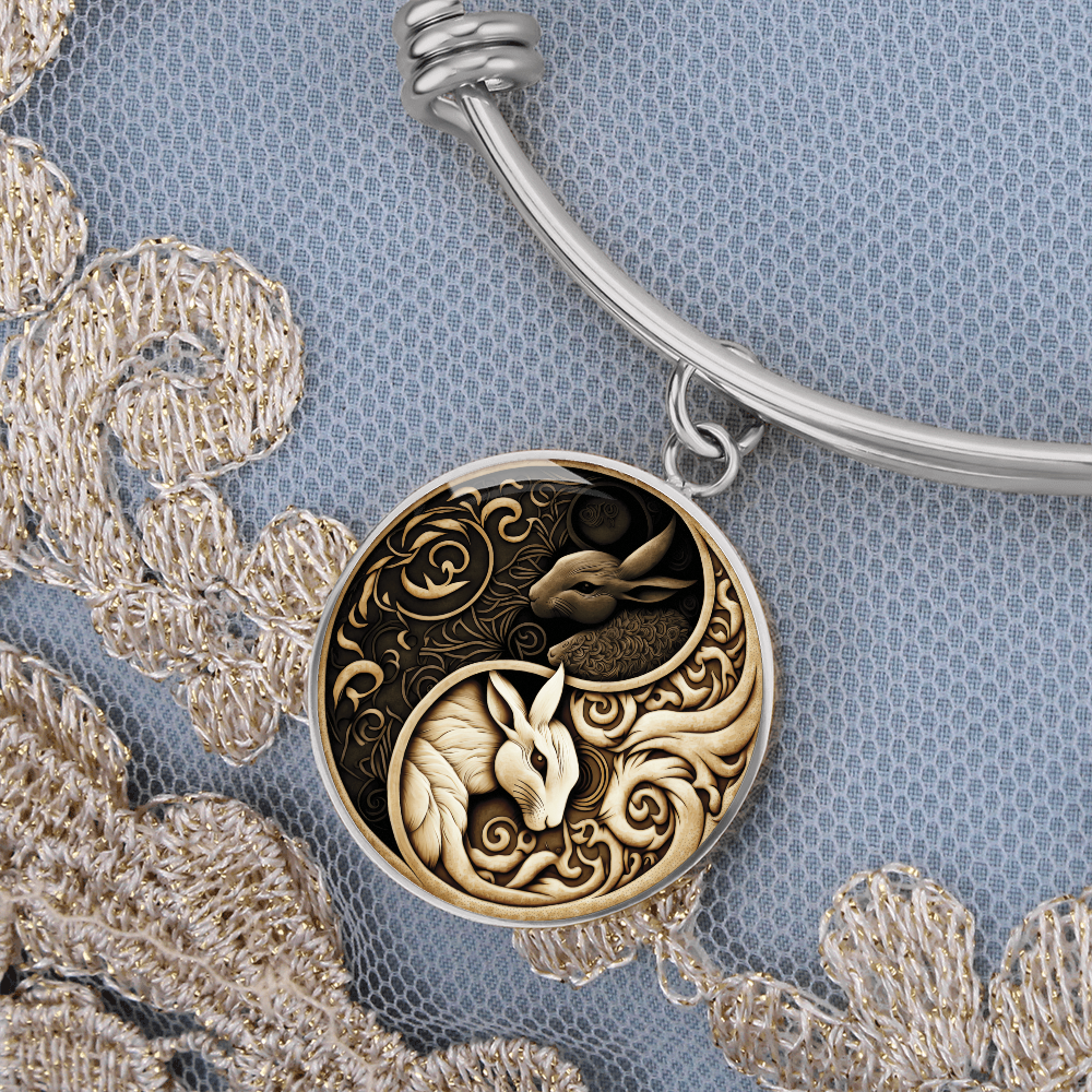 Yin Yang Rabbit Bracelet