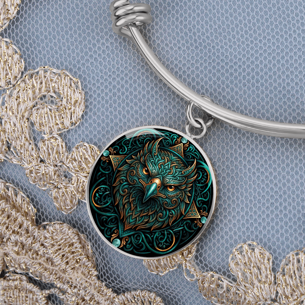 Celtic Hawk Bracelet – Symbolizing Vision and Spiritual Guidance
