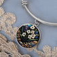Gladiolus August Flower Bracelet