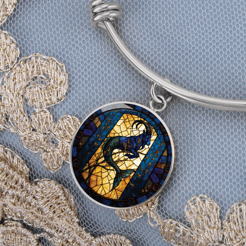 Capricorn Goat Bracelet - Zodiac Pendant Jewelry