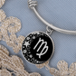 Virgo Zodiac Pendant Bracelet