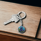 Larkspur Keychain