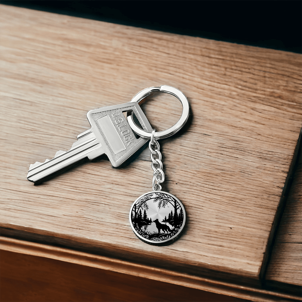Wolf Keychain