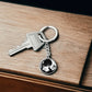 Moon and Rabbit Keychain