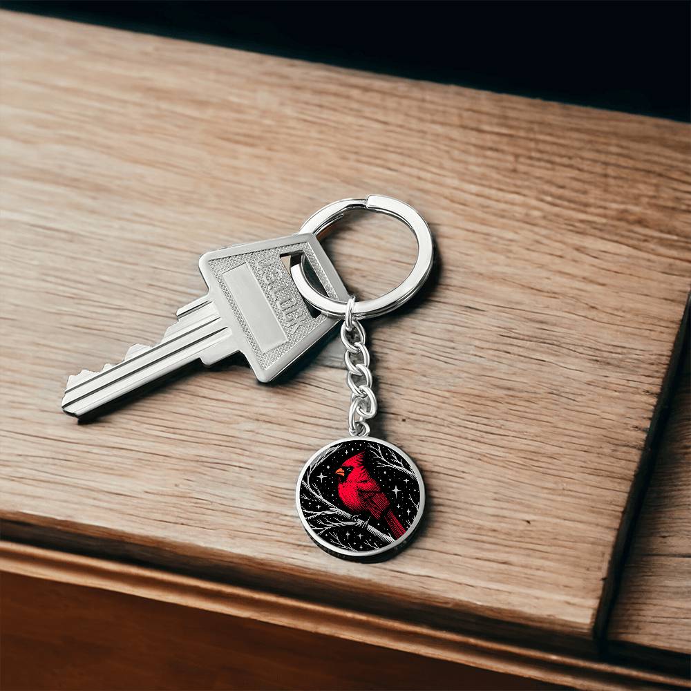 Northern Cardinal Keychain