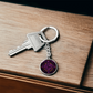 Purple Celtic Knot Keychain - Romantic Pendant Jewelry