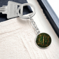 Compass Rose Keychain - Green Celtic Pendant Jewelry
