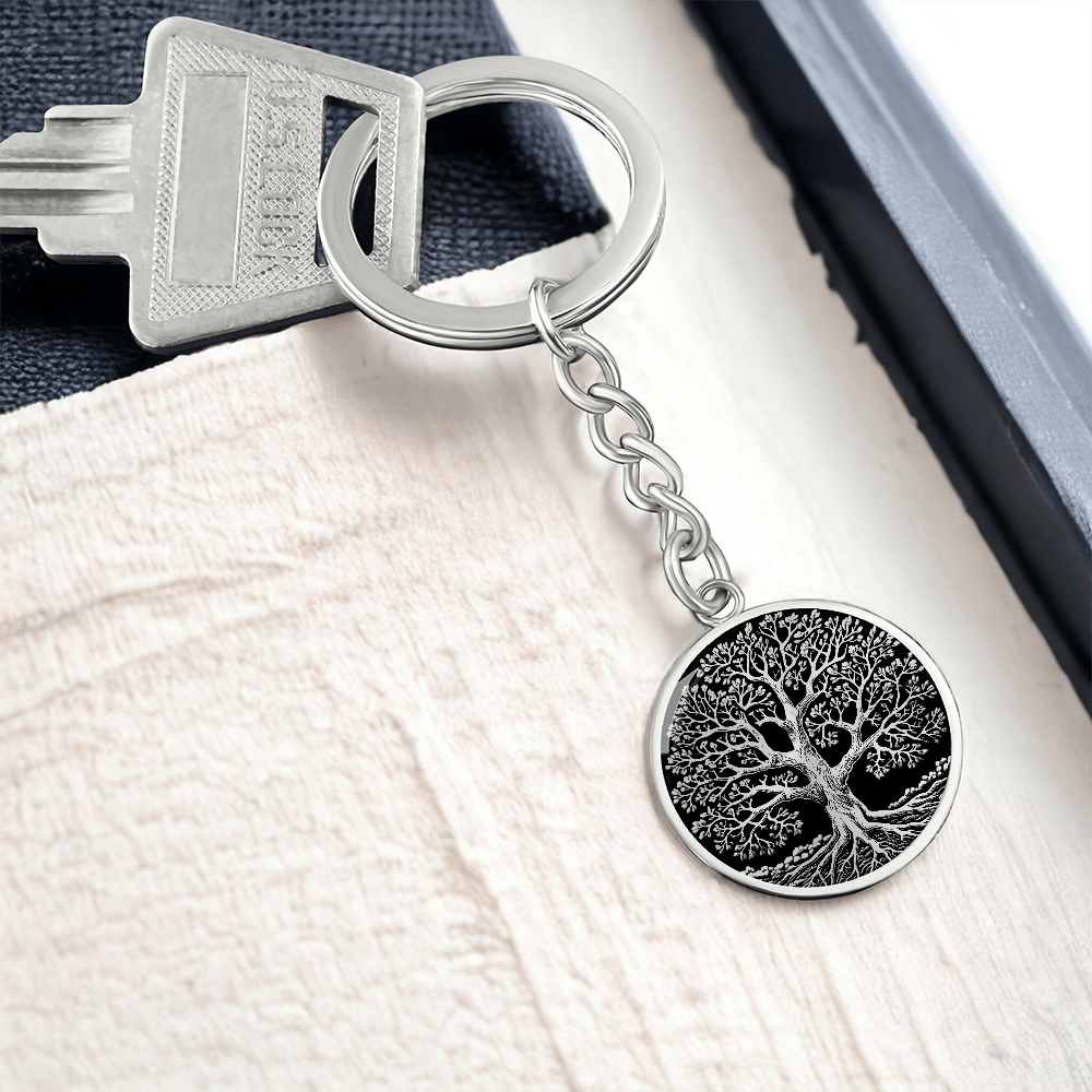 Oak Tree Keychain