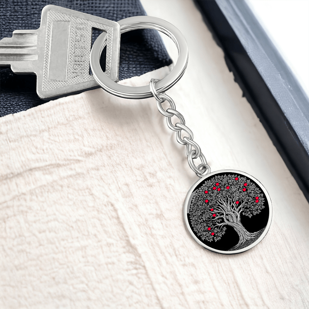 Apple Tree Keychain - Symbolic Jewelry
