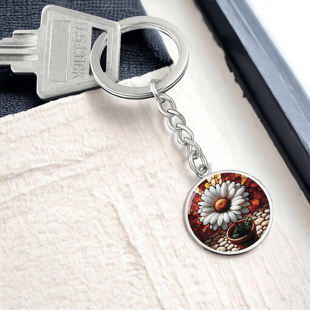 Daisy Keychain