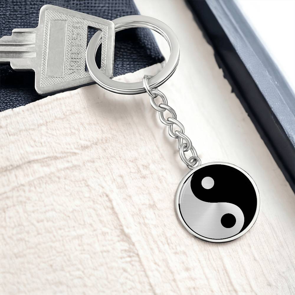 Yin Yang Keychain