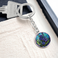 Larkspur Keychain
