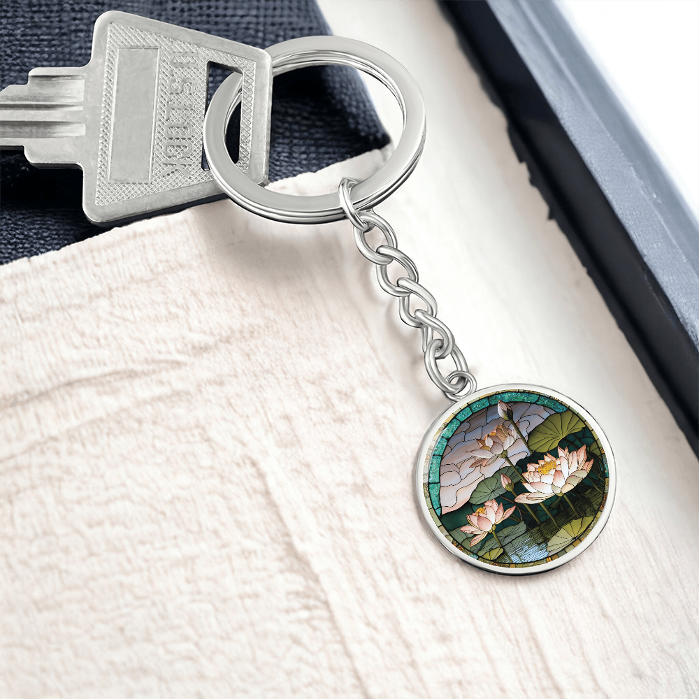 Water Lily Keychain