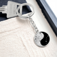 Gemini Yin Yang Pendant Keychain - Zodiac Constellation Jewelry