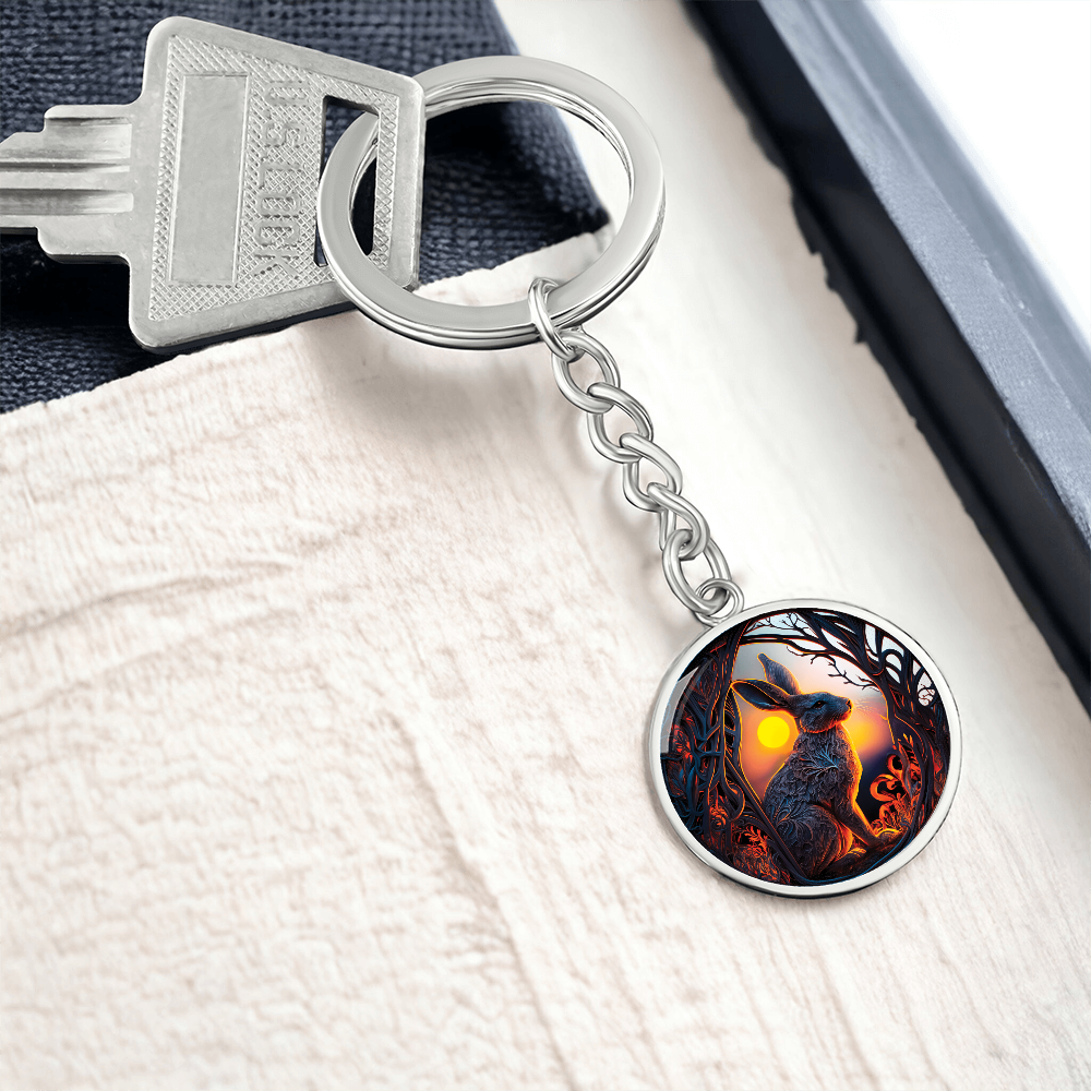 Rabbit Keychain - Chinese Zodiac Animal Pendant Jewelry