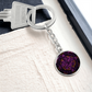 Purple Celtic Knot Keychain - Romantic Pendant Jewelry