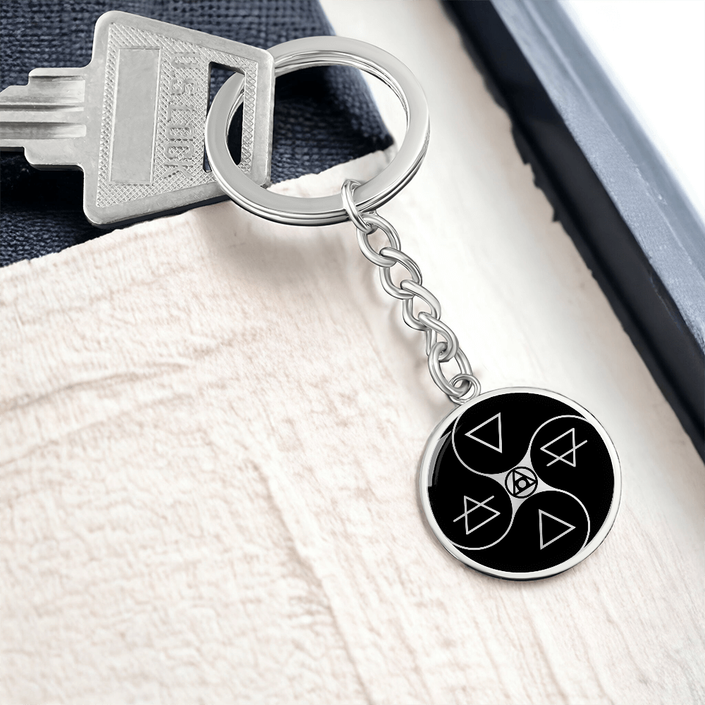 Alchemy Keychain - Philosopher's Stone Jewelry