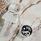 Fox Yin Yang Pendant Keychain